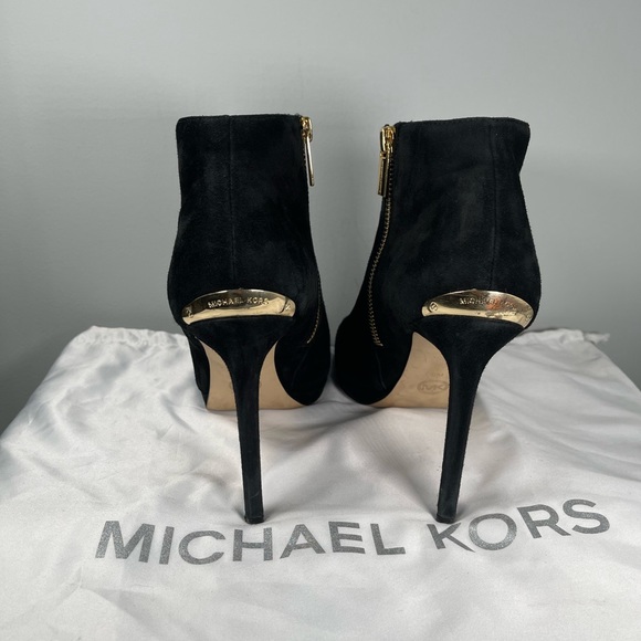 .MICHAEL KORS Suede Stiletto Ankle Boots - Picture 10 of 12